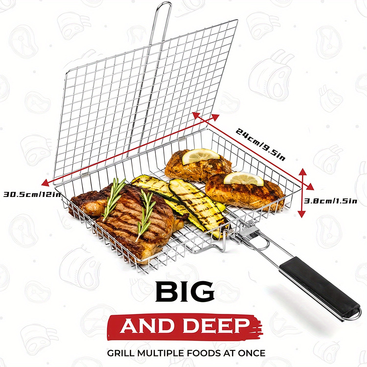 Non-Stick Grill Tool – Enjoy Juicy Barbecue Delights Guaranteed - Lamylie