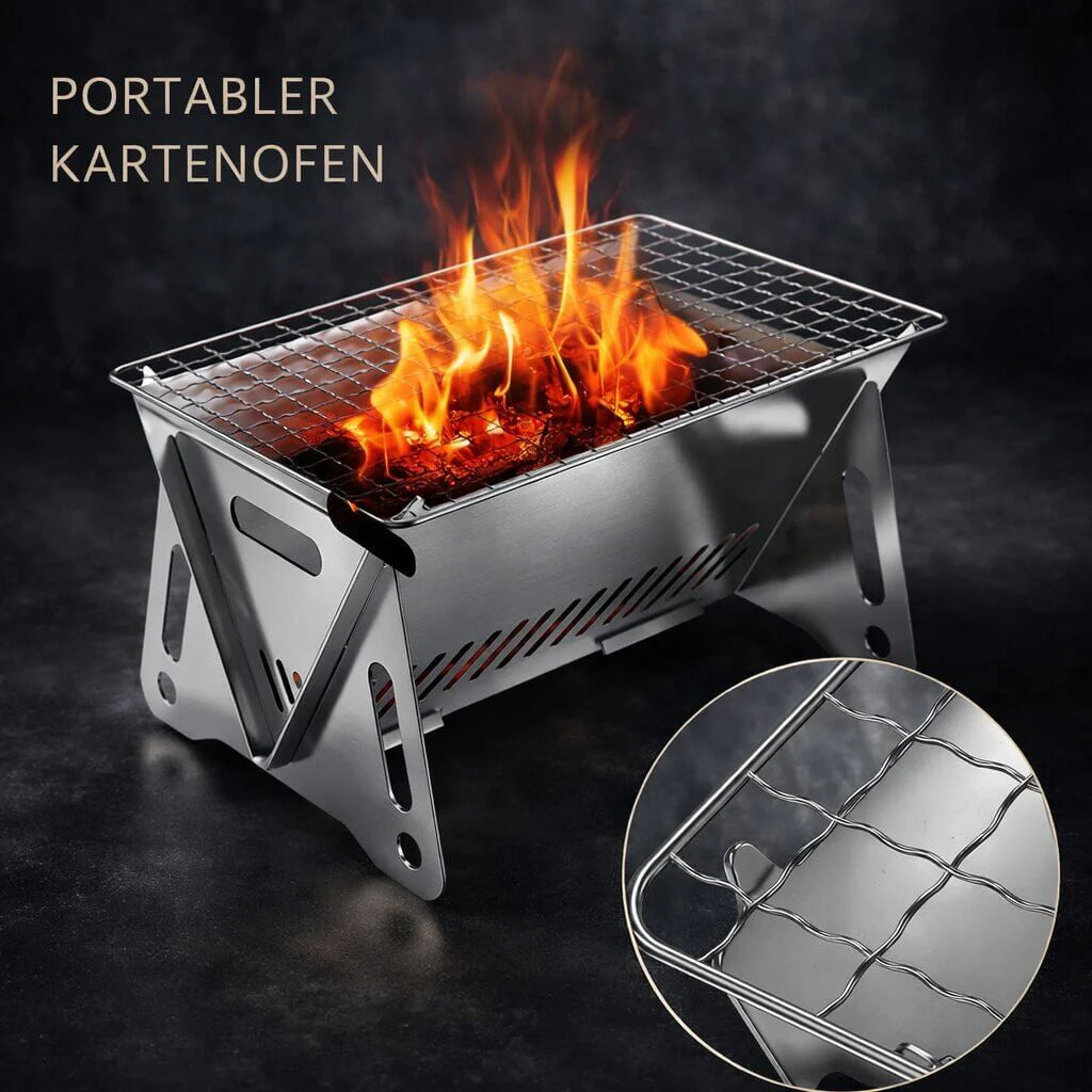 Holzkohlegrill | Schneller Aufbau | Robuste Konstruktion | OutdoorFlamme - Lamylie