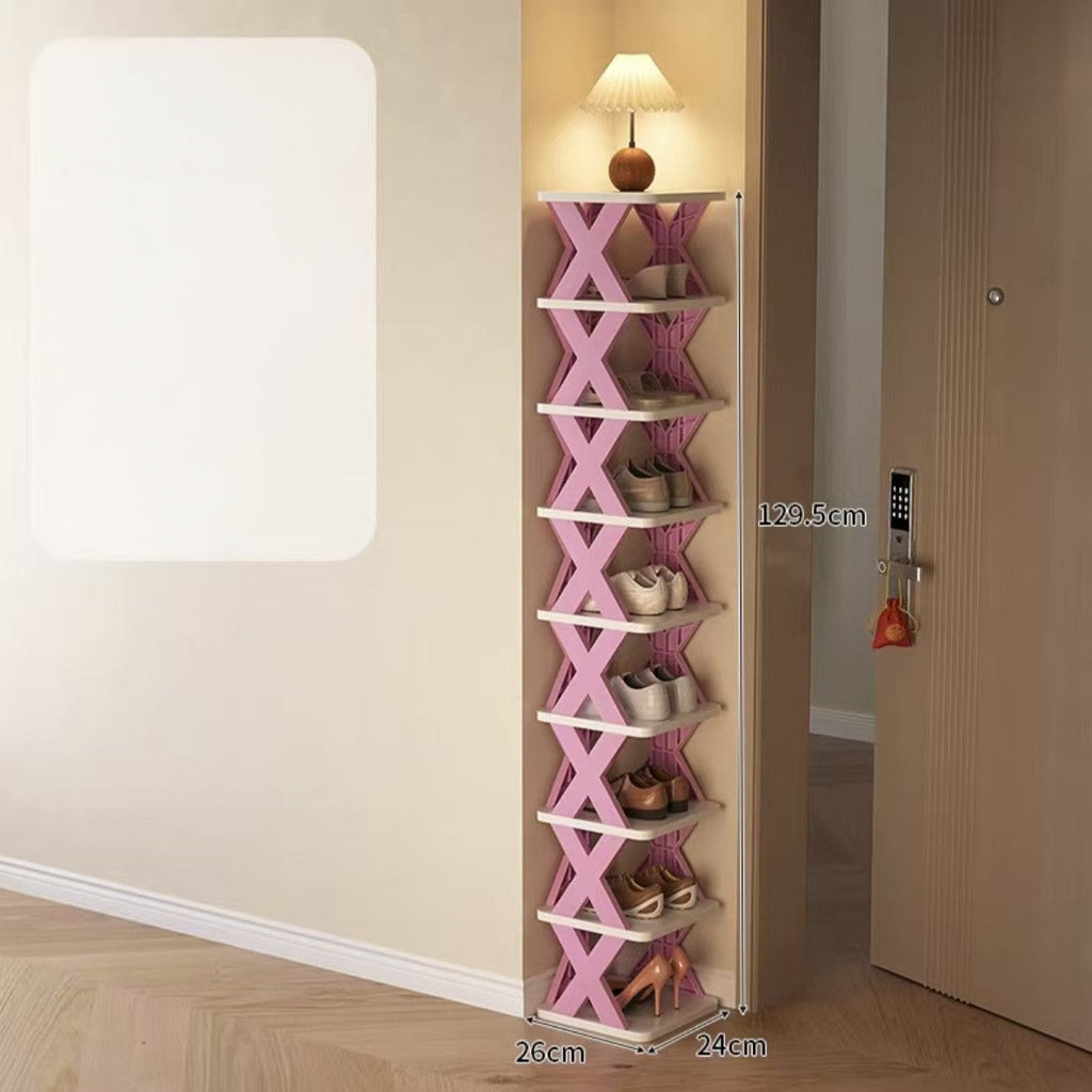Narrow Shoe Tower Storage Rack - Lamylie