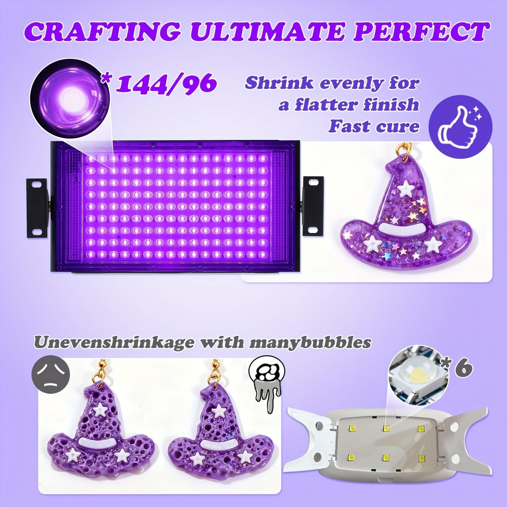 UV Resin Curing Lamp with 96/144 LEDs - Lamylie