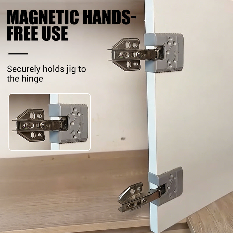 EdgeCraft Magnetische Scharnierlehre — Makellose Schranktüren mit müheloser Präzision jedes Mal - Lamylie