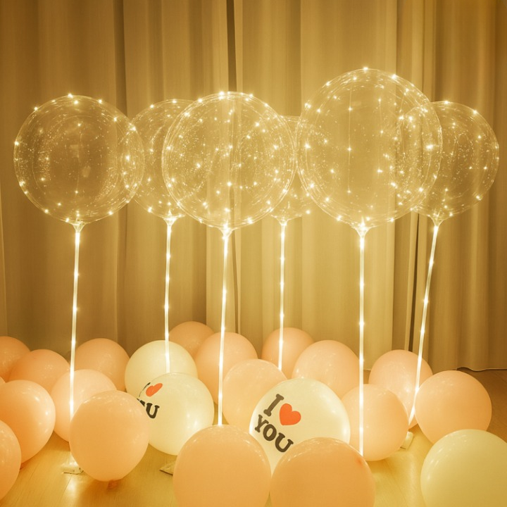 LED svítící balónky – sada 10 kusů – Lamylie