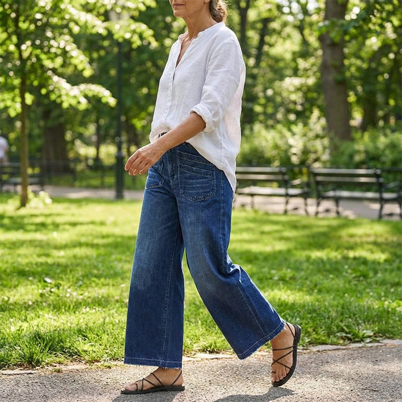 HaloStride — Unleash Confidence with Jeans That Celebrate Your Curves and Freedom - Lamylie