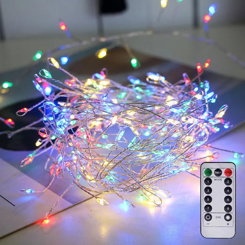 LED Holiday Tree String Lights – Bright & Secure Christmas Decor Lighting - Lamylie