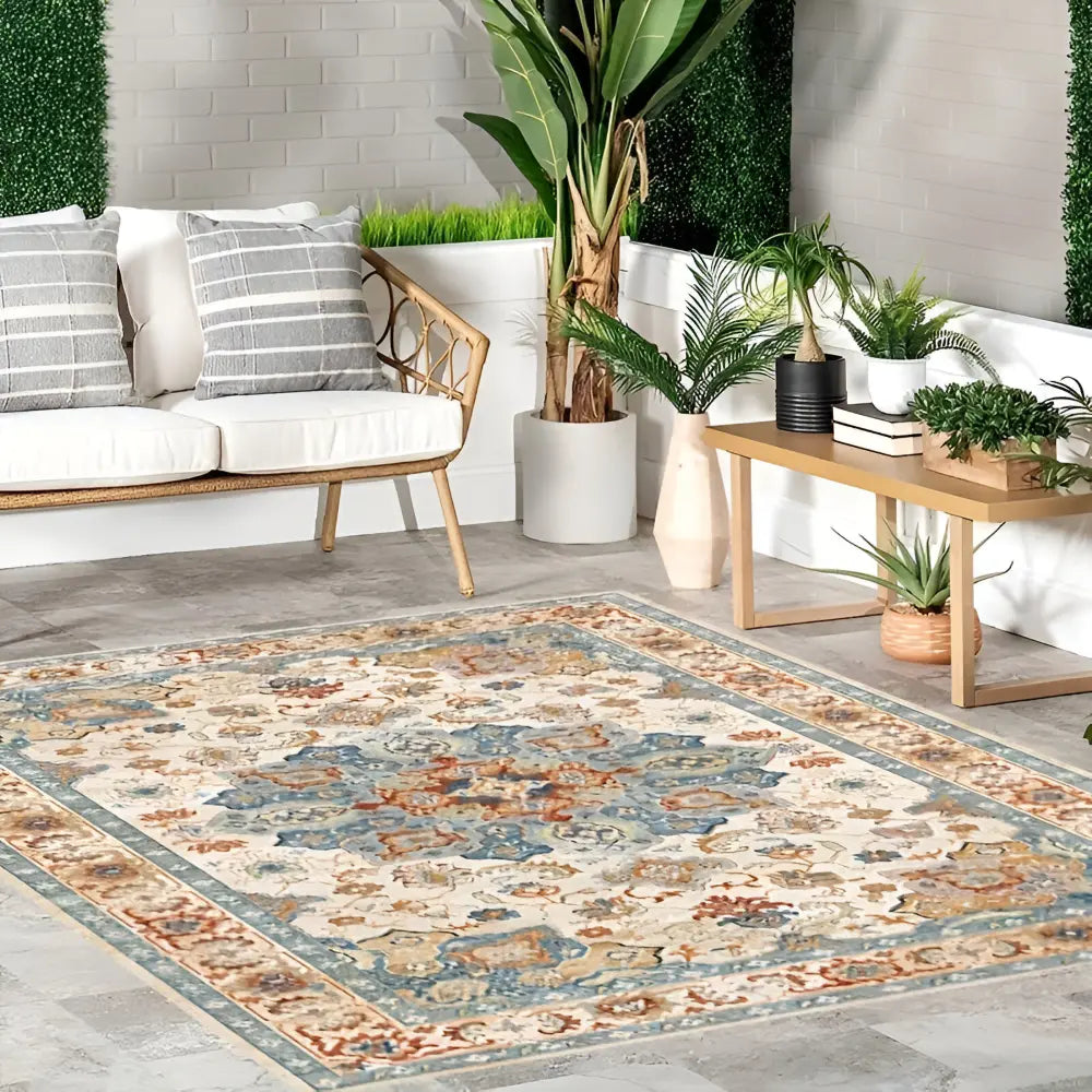 Tapis d’extérieur | Base en PVC antidérapante | Design nordique | FjordFloor - Lamylie