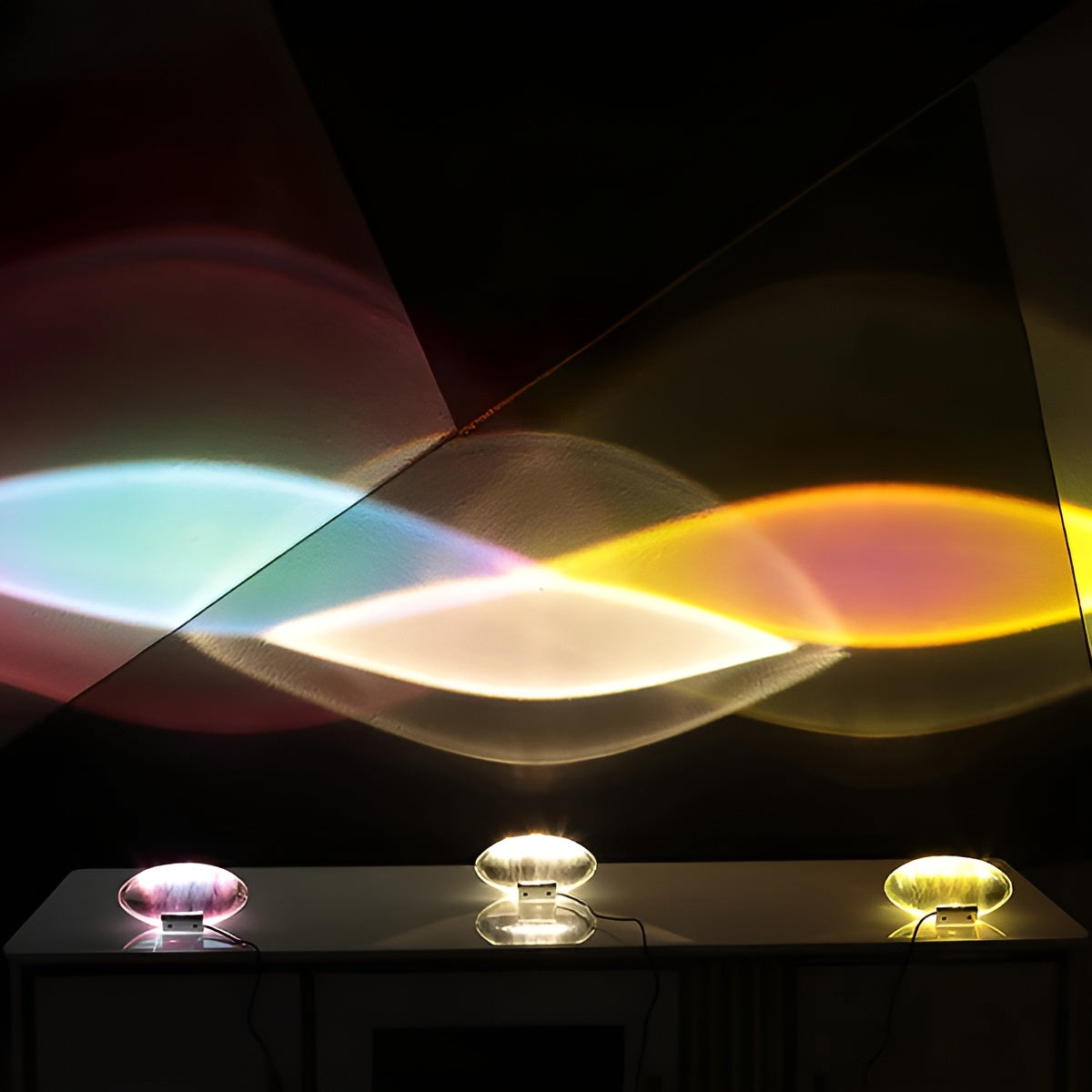 Oval Shaped Table Lamp with Cozy Ambient Lighting - Lamylie
