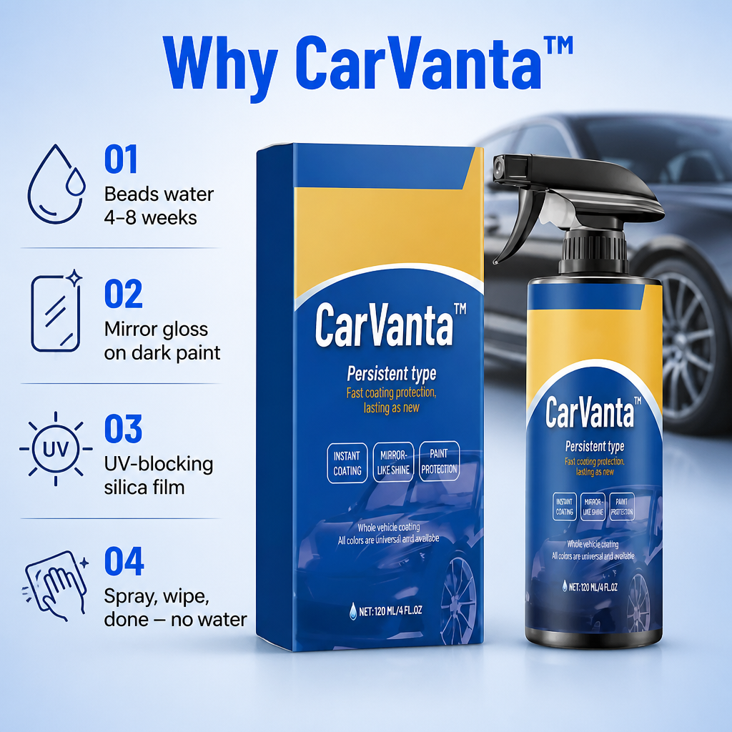 CarVanta — רססו, נגבו והעניקו לרכב ברק של אולם תצוגה בתוך דקות - Lamylie