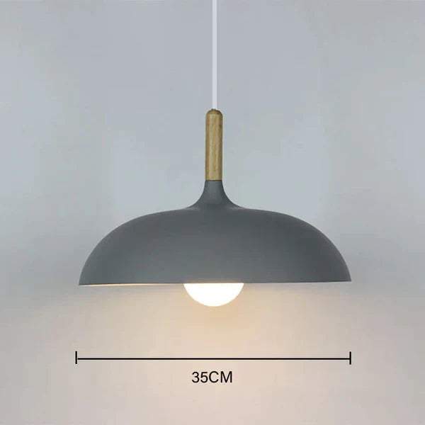 Ceiling Lamp Crafted from Northern Oak - Lamylie