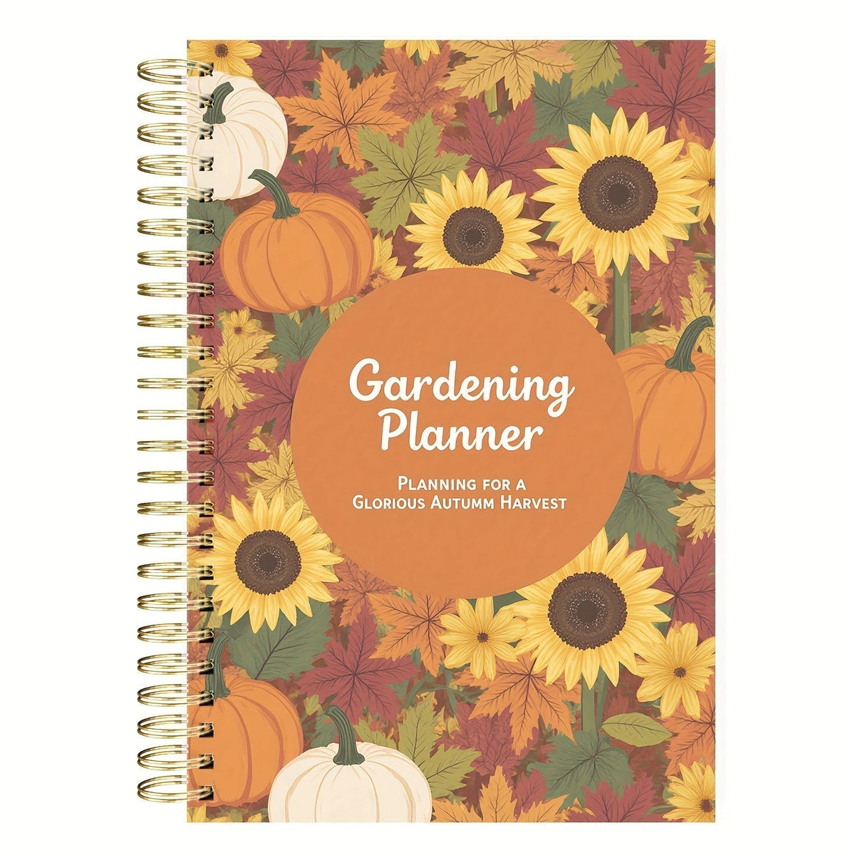 Gardenlog A5 Undated Spiral Garden Planner — 116 Pages, Structured Layouts
