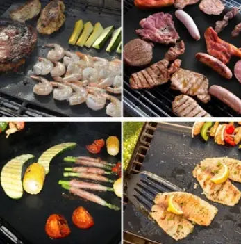 Non-Stick BBQ Mat | Easy Clean Grilling | Ideal for Meat, Fish, and Veggies | GrillClean - Lamylie