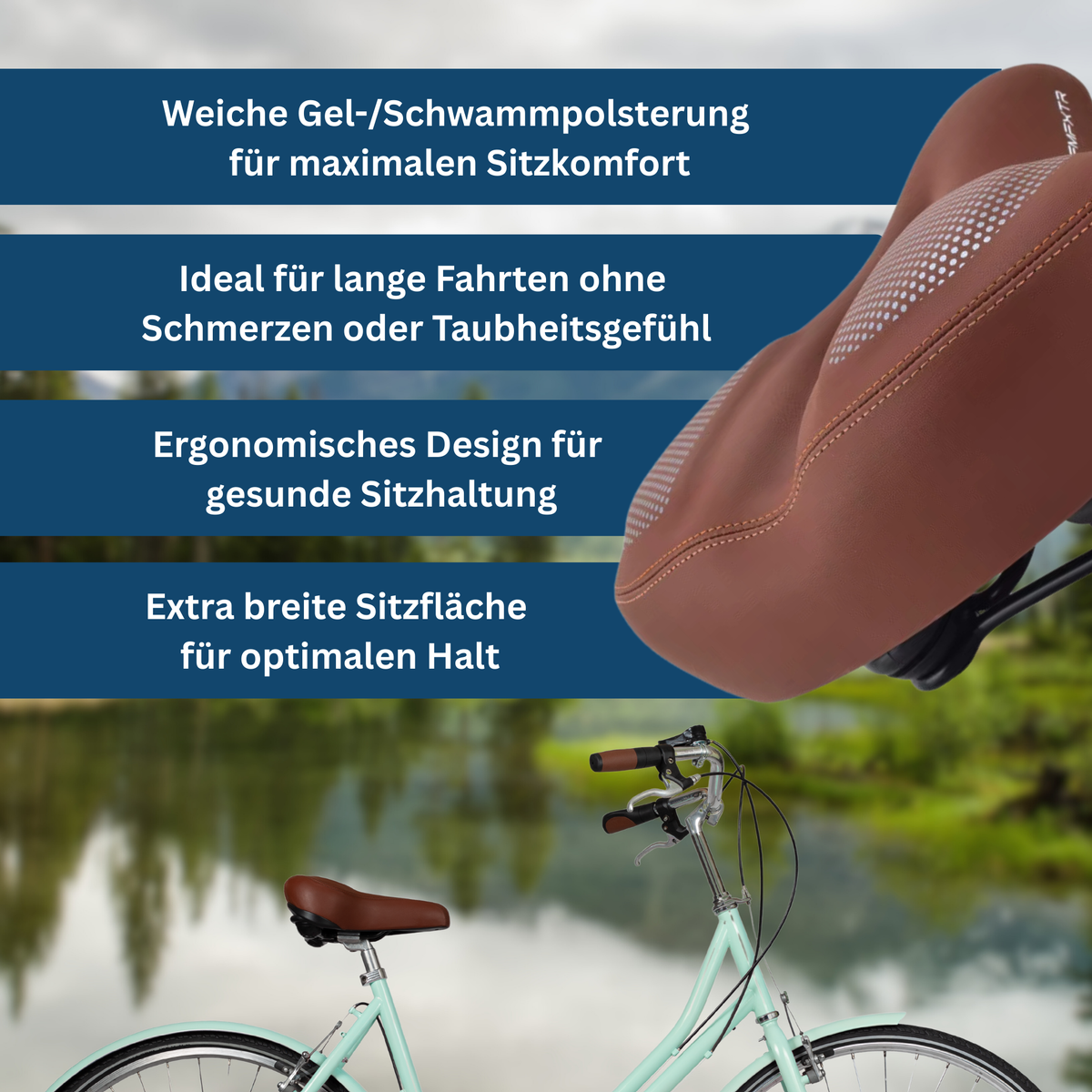 Comfortable Bicycle Seat for Enhanced Riding Experience - Lamylie