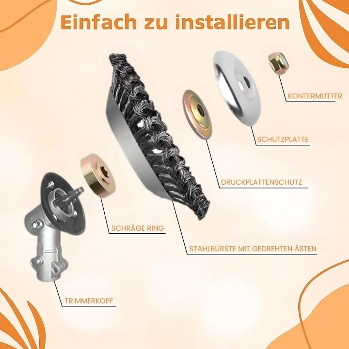 Brush Trimmer Head for Effortless Weed Control - Lamylie