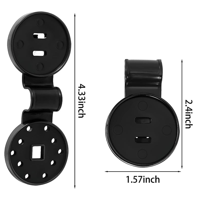Clips métalliques pour une fixation sûre – Imperméables et résistants au vent – Lamylie