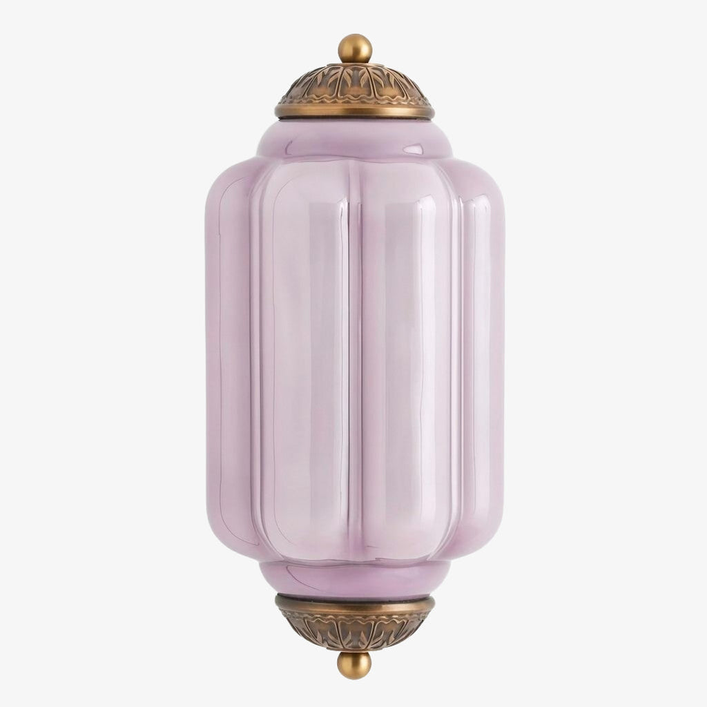 Eloise Vintage Wandleuchte aus Milchglas mit gewelltem Rand - Moderne Akzentbeleuchtung für Bad und Schlafzimmer