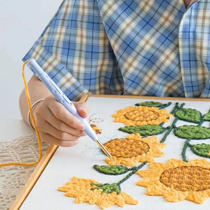 Broderisett | Presis broderiteknikk | Ergonomisk håndtak for komfort | StitchSage - Lamylie