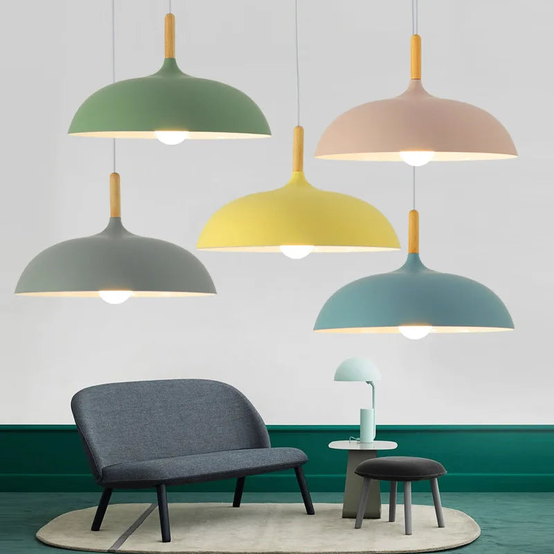 Ceiling Lamp Crafted from Northern Oak - Lamylie
