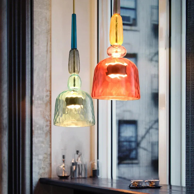 Adjustable Suspension Colorful Hanging Lamp Pendant - Lamylie