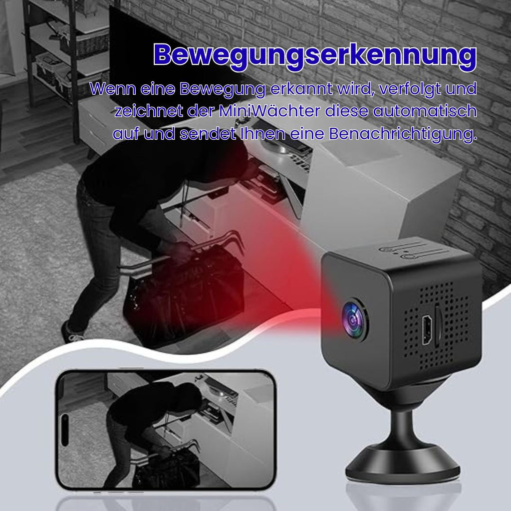 Kompakte Kamera | Fernüberwachung in Echtzeit | Nachtsicht mit Bewegungssensoren | SafeOrbit - Lamylie