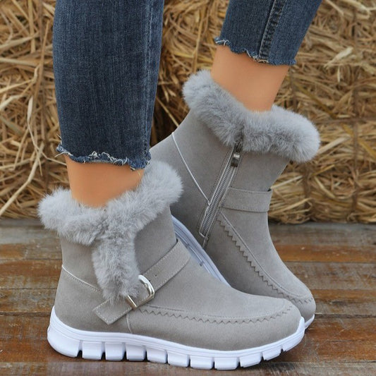 Bottines Chaudes en Peluche