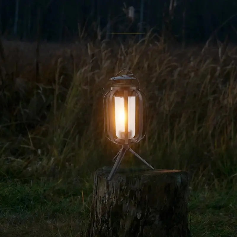 Solar-Powered Lantern with 4 Modes – Perfect for Camping & Garden Events - Lamylie