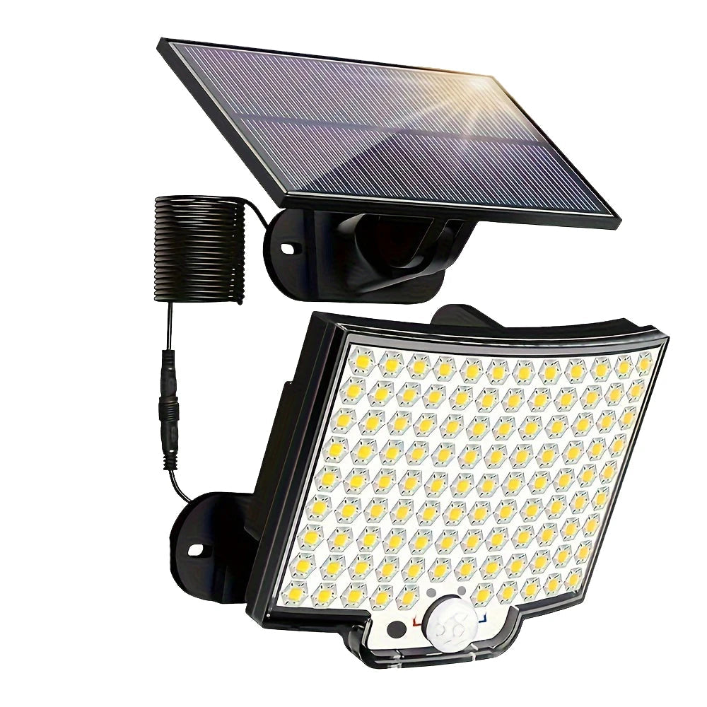 Solar Outdoor Wall Light with Motion Detector – 106/144/280 LEDs - Lamylie