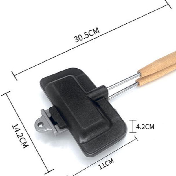 Dobbeltsidig sandwichpanne | Slippbelegg i aluminium for rask tilberedning | 30.5 cm – Lamylie