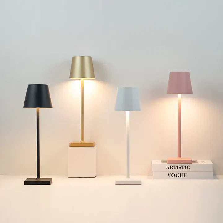 Wireless LED Desk Lamp with Touch Dimmer – Cordless, Pure Ambiance - Lamylie