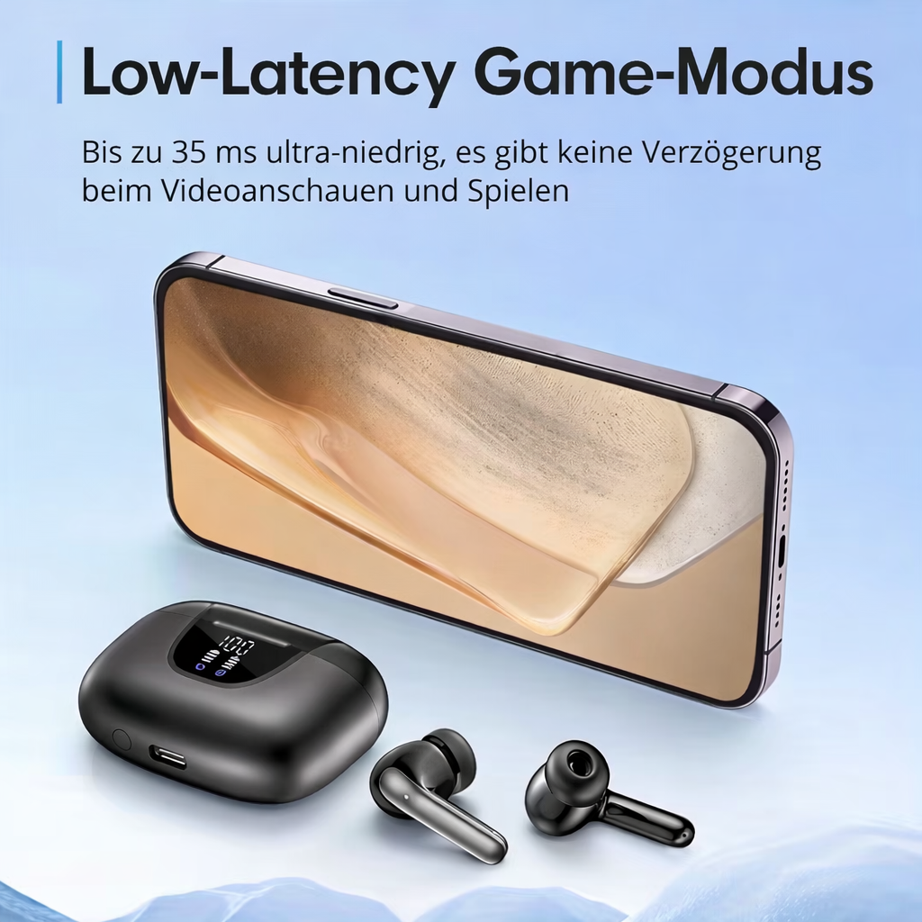 Headphones | Wireless Earbuds | Extended Battery Life & Crisp Audio | Auralyx Pods - Lamylie