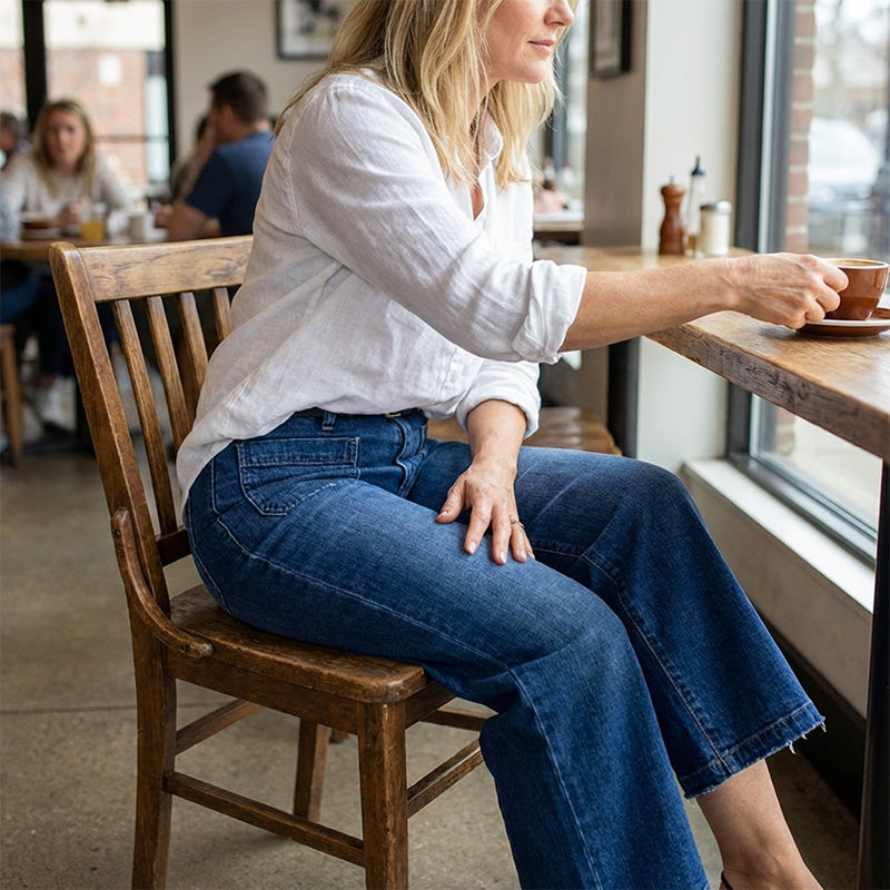 HaloStride — Unleash Confidence with Jeans That Celebrate Your Curves and Freedom - Lamylie