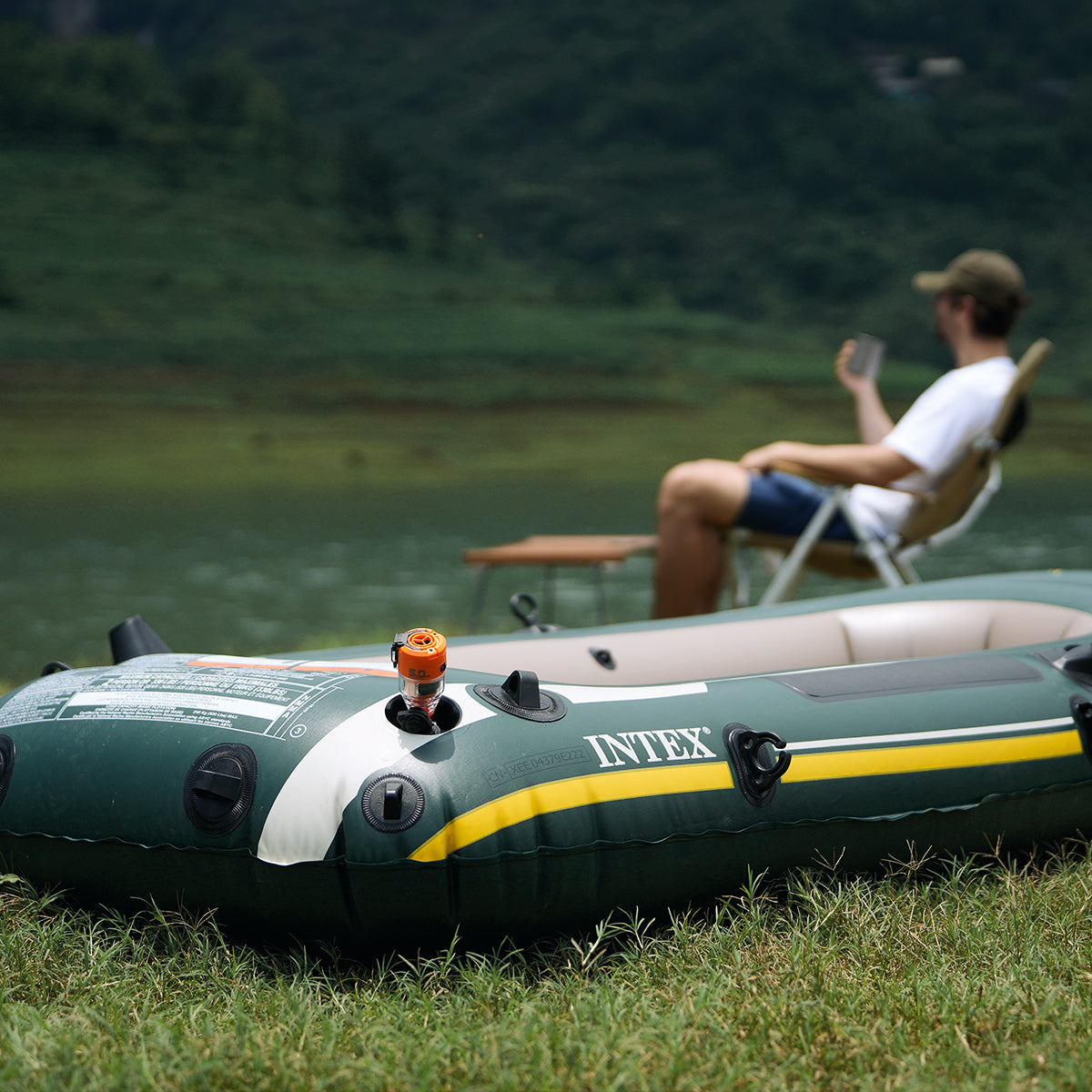 Power Pump with Built-in Light – Inflate Quickly for Outdoor Adventures - Lamylie