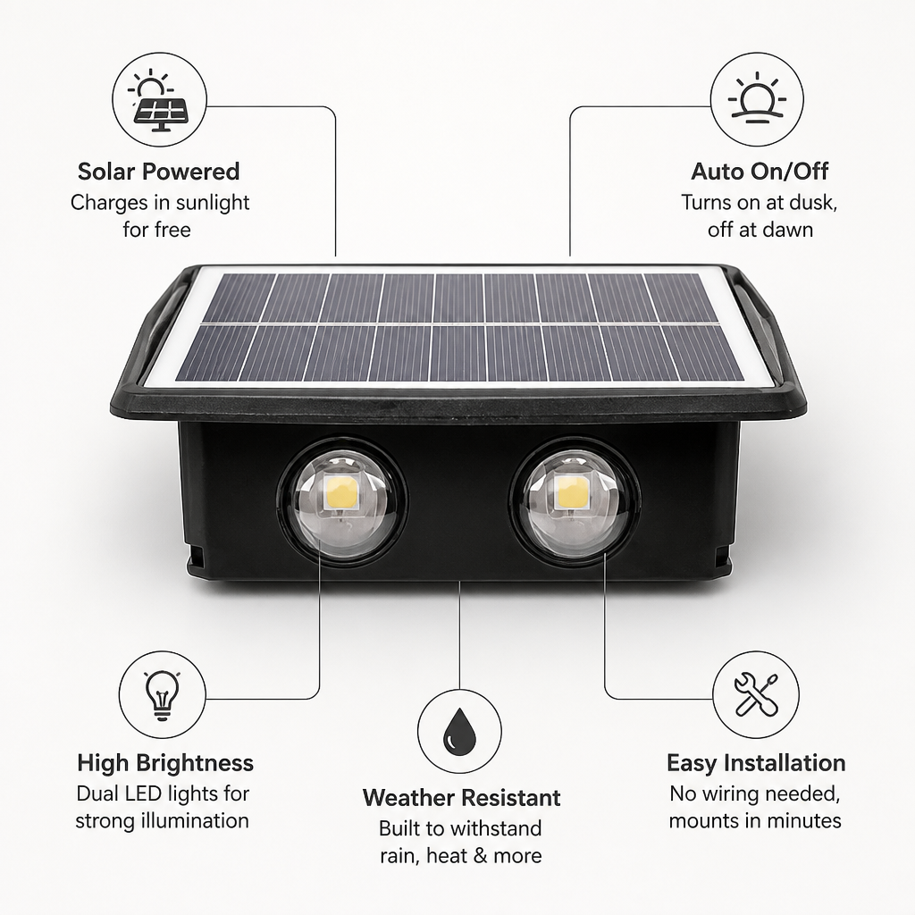 Sunsera — Entfachen Sie das Leuchten Ihres Gartens mit müheloser, solarbetriebener Magie - Lamylie
