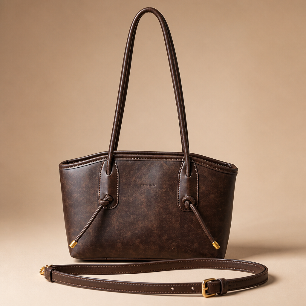 LUXORA PU Leather Shoulder Bag — Own Effortless Elegance That Powers Your Every Move - Lamylie