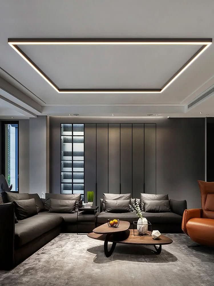 Minimalistische LED-Deckenlampe – Nordischer Stil, flimmerfreie Beleuchtung - Lamylie