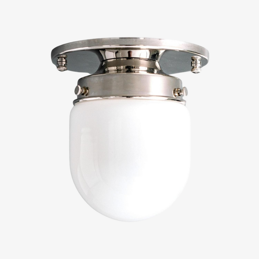 Opal Glass Wall & Ceiling Lamp Dual Function Modern Design Brass - Lamylie