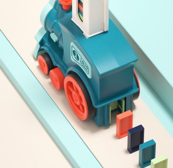 Train électrique pour un plaisir sans fin avec les dominos - Lamylie