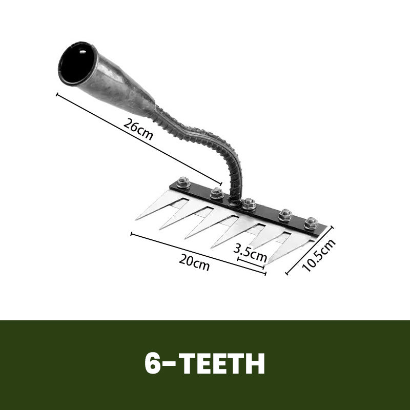 Carbon Steel Garden Weeding Rake - Lamylie