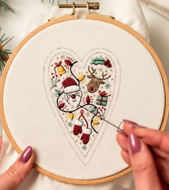 Ručně vyrobený vánoční zázrak – StitchHeart Noel - Lamylie