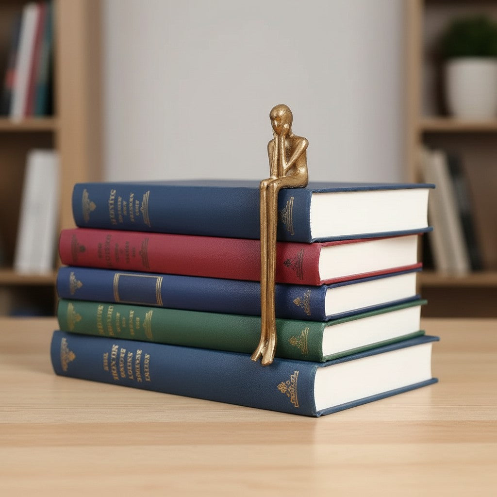 Geometric Iron Dog Figurine | Minimalist Decorative Sculpture for Desk - Lamylie