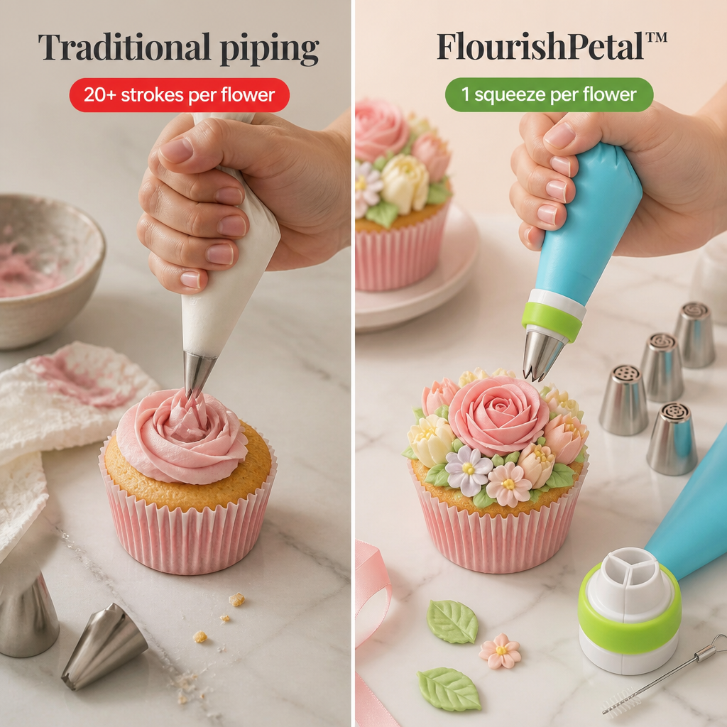FlourishPetal — Vytvořte pomocí jediného stlačení dokonale tvarované růže a pivoňky - Lamylie