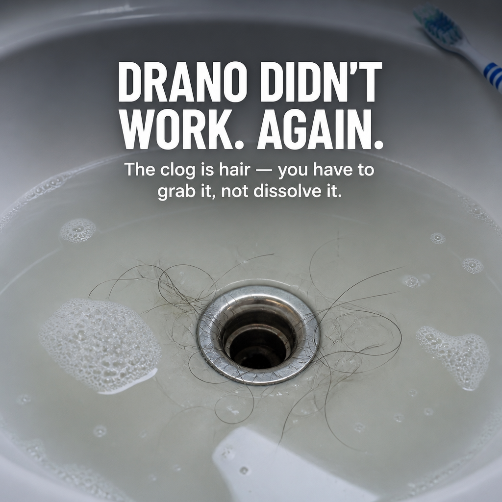 DrainMaster — dra upp de värsta hårpropparna utan rörmokare - Lamylie