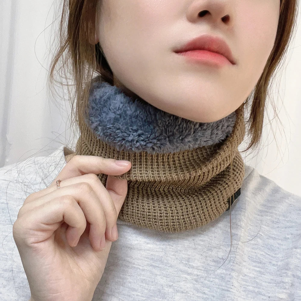Fleece Neck Warmer | Protection Against Cold and Wind | Soft Lining Winter Scarf Multifunctional Use - Lamylie