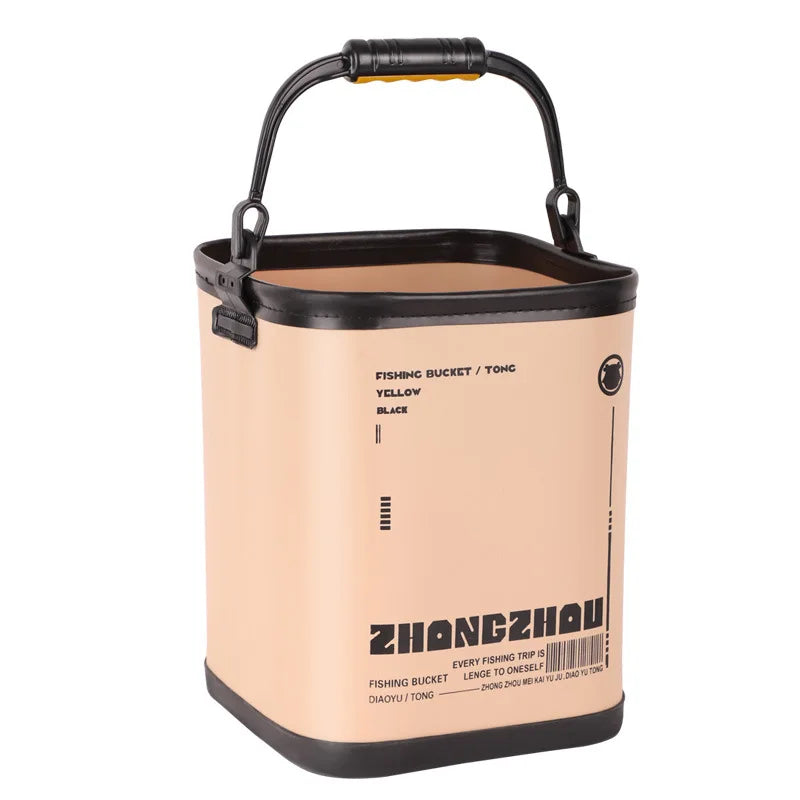 Collapsible Fishing Container with Drainage Feature - Lamylie