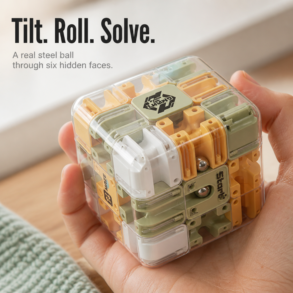 MindTrek Cube — Trade Screen Tantrums for a 3D Maze They Won't Put Down - Lamylie