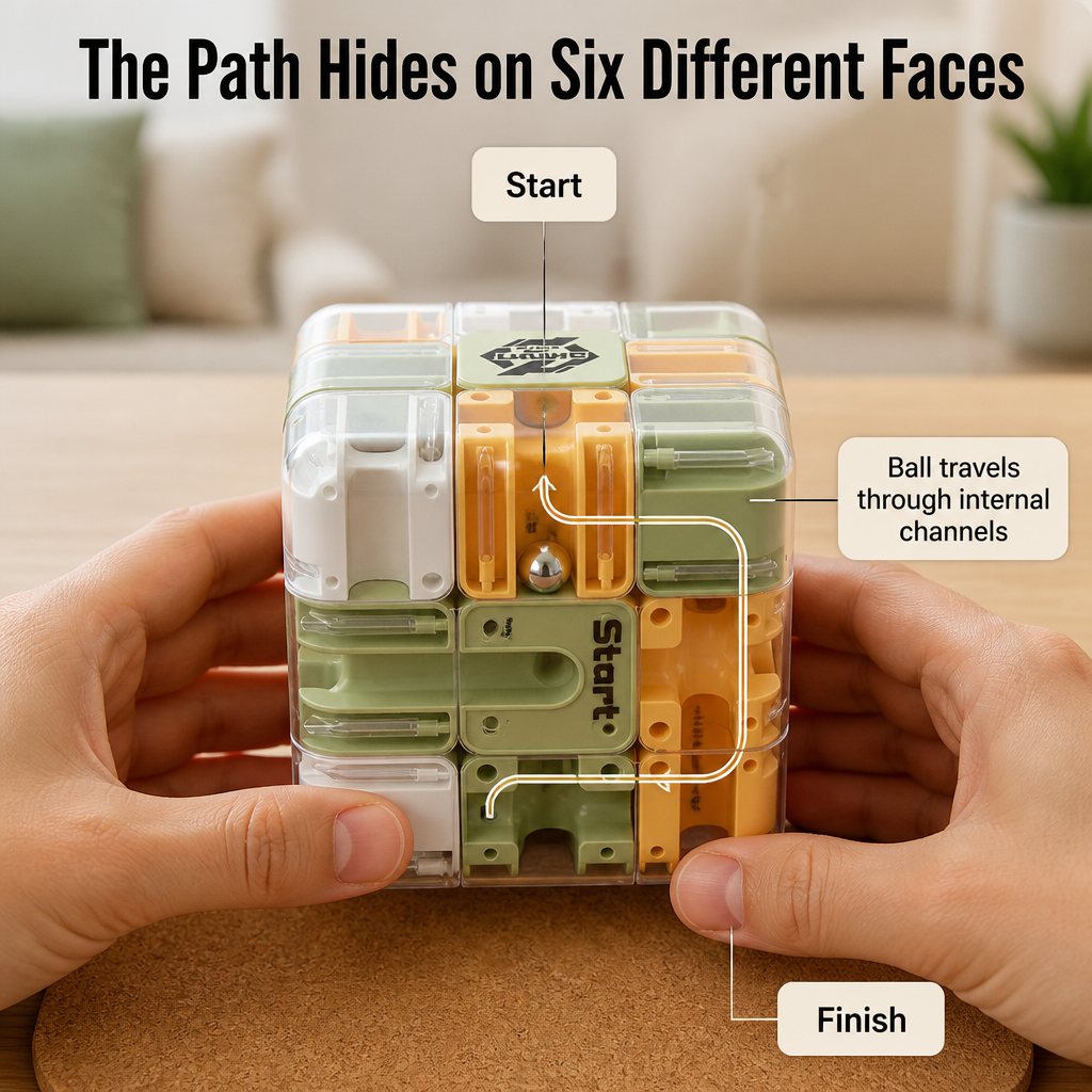 MindTrek Cube — Trade Screen Tantrums for a 3D Maze They Won't Put Down - Lamylie