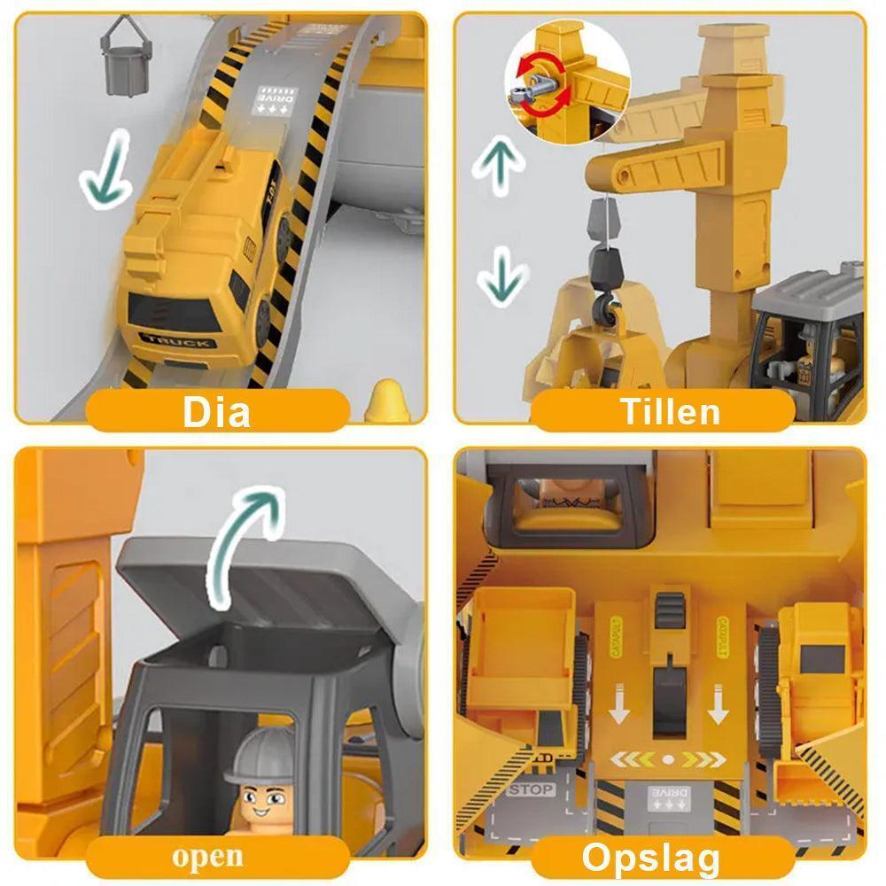 Juego de construcción de vehículos de obra: juguete educativo para niños - Lamylie