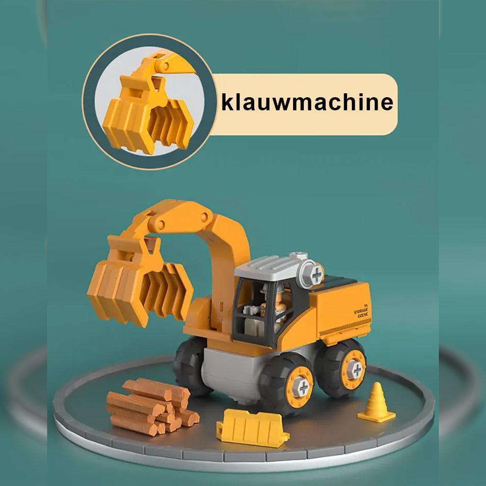 Juego de construcción de vehículos de obra: juguete educativo para niños - Lamylie
