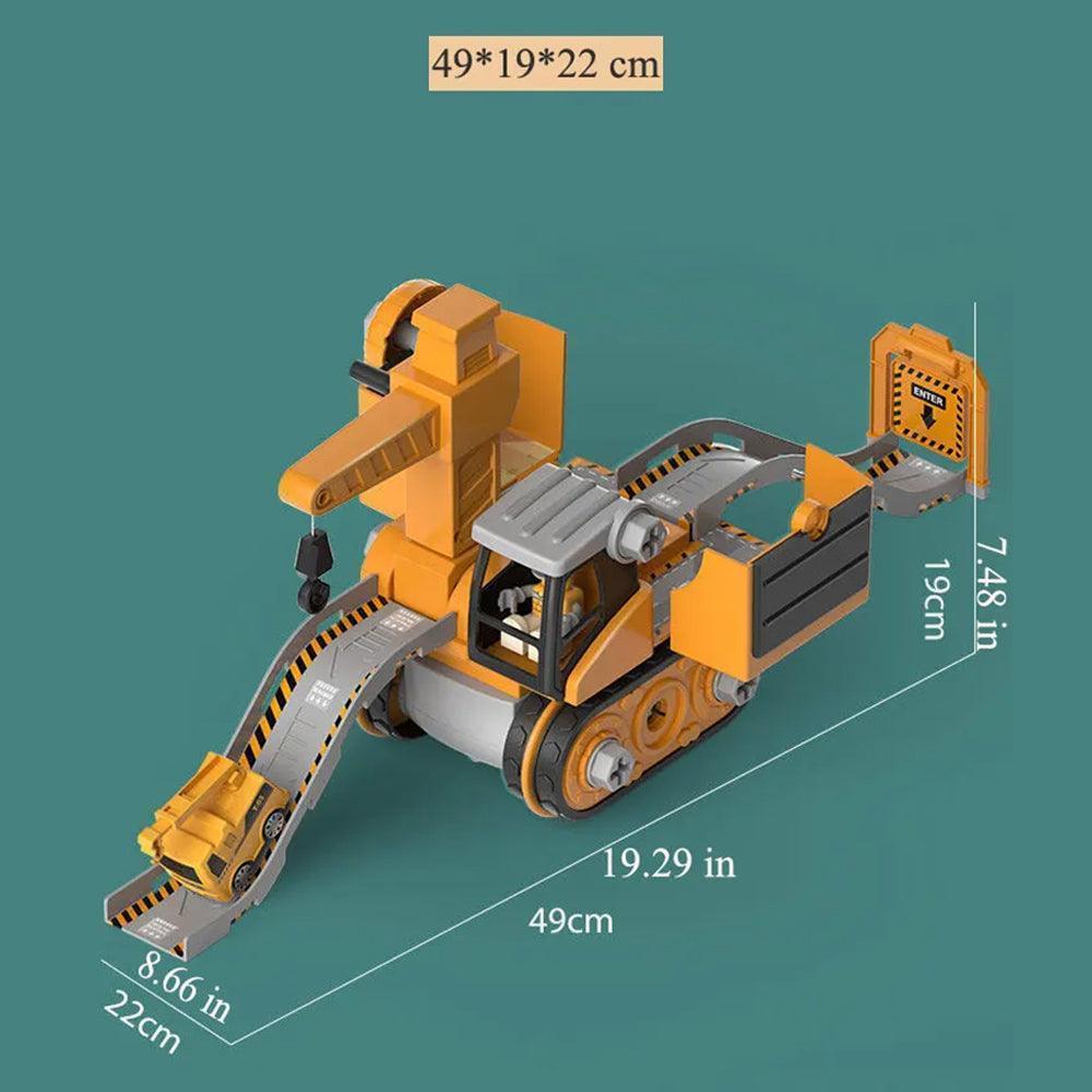 Juego de construcción de vehículos de obra: juguete educativo para niños - Lamylie