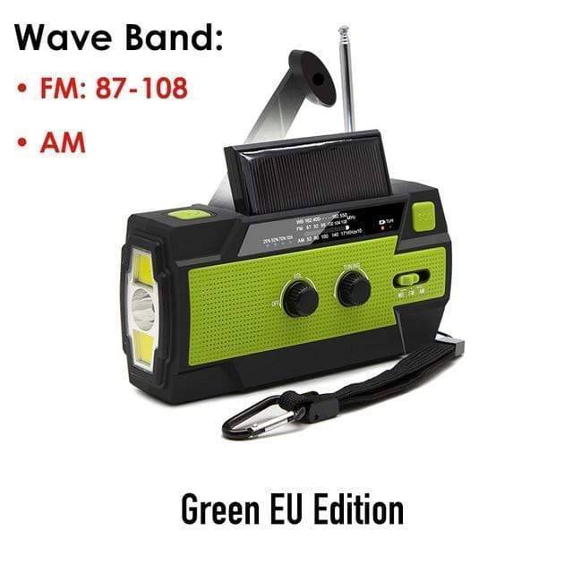 Weather Emergency Radio with Power Bank and LED Flashlight - Lamylie