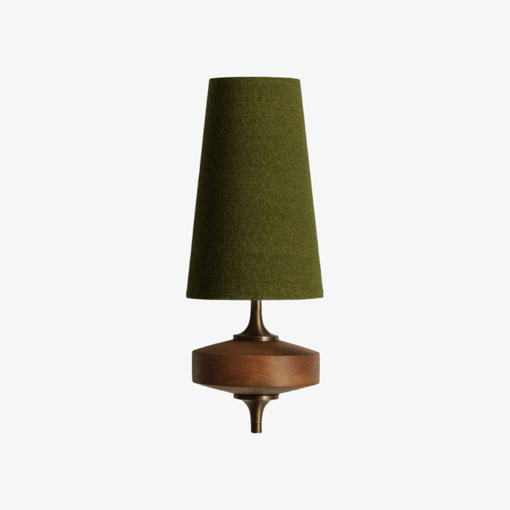 Retro Wall Lamp with Fabric Shade | Vintage Lighting for Bedroom - Lamylie