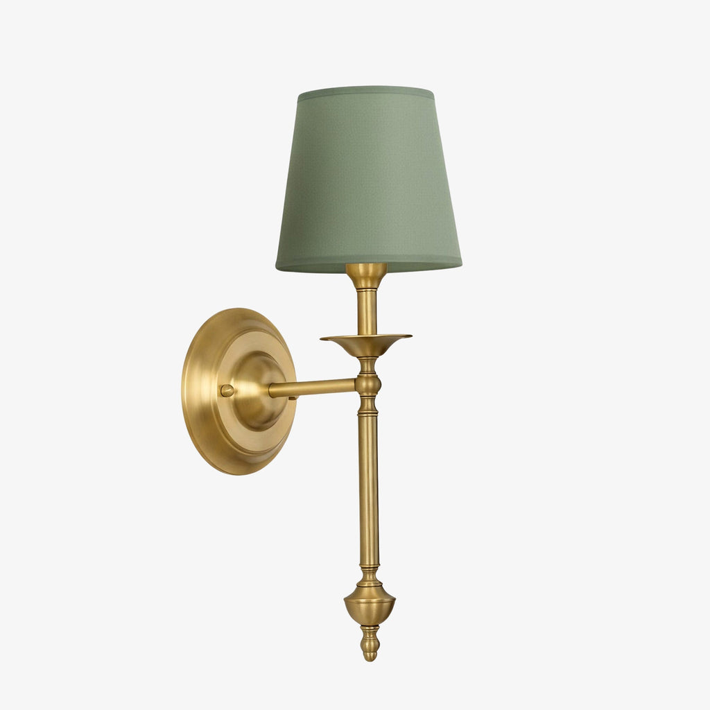 Stoffwandleuchte mit Vintage-Kupfer-Finish | Atmosphärische Beleuchtung für Flur, Schlafzimmer und Wohnzimmer - Lamylie